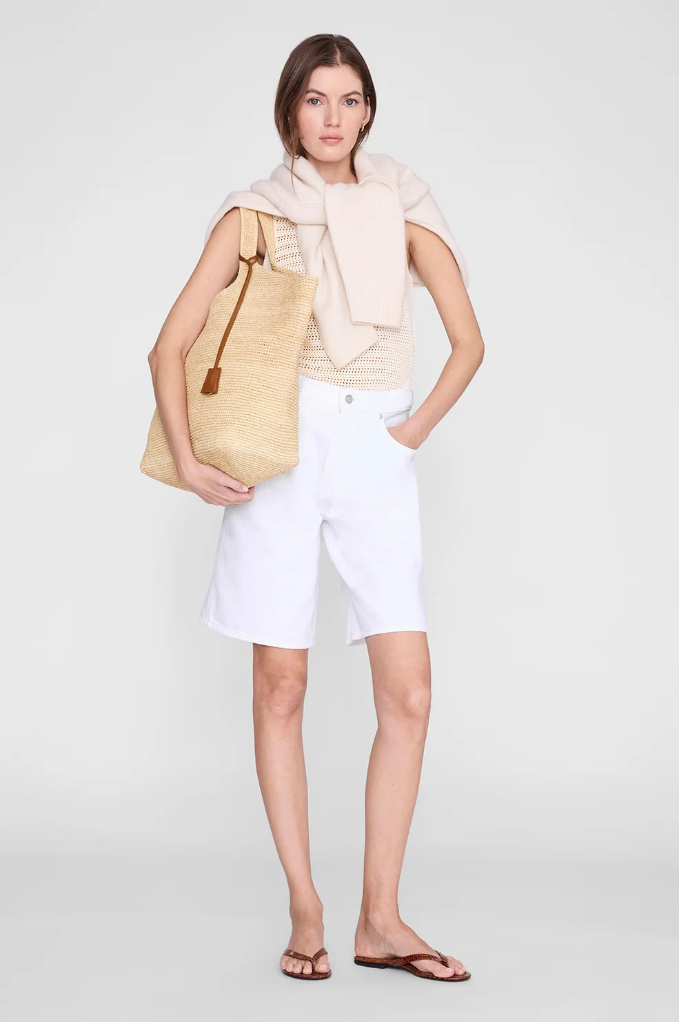 Jasper Short - White | Anine Bing