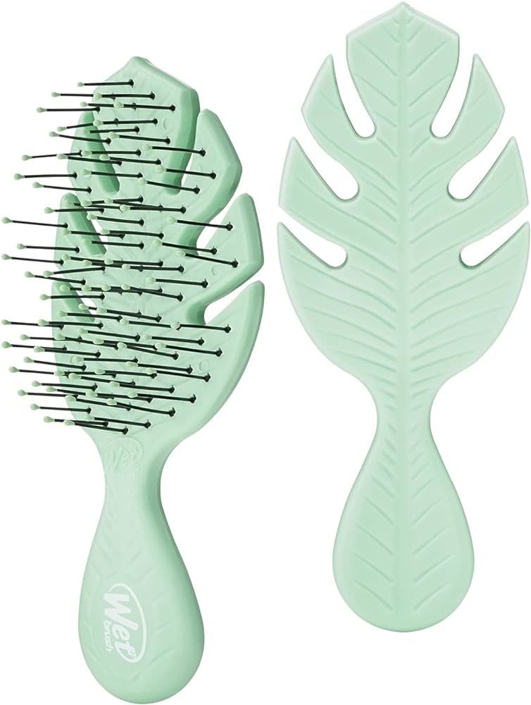 Wet Brush Go Green Mini Detangler, Green - Detangling Travel Hair Brush - Ultra-Soft IntelliFlex ... | Amazon (US)