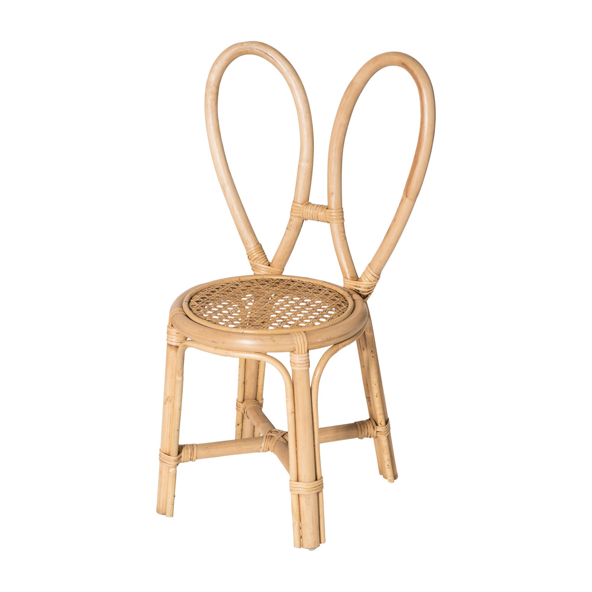 Rattan Bunny Chair, Natural | Maisonette