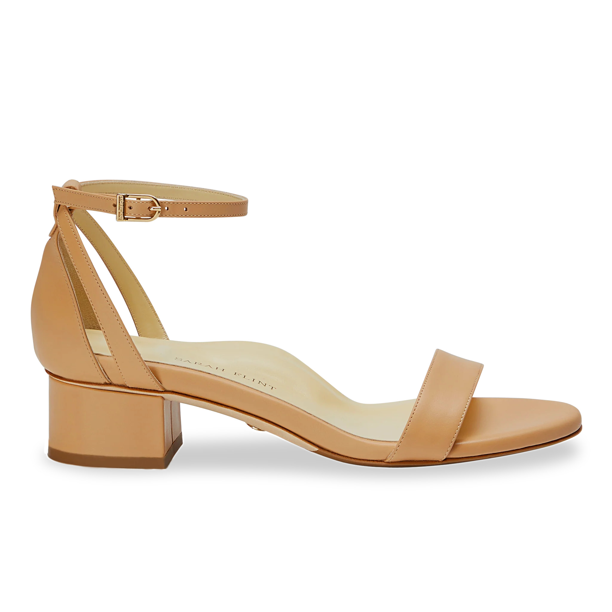 Perfect Block Sandal 30 | Sand Calf | Sarah Flint | Sarah Flint