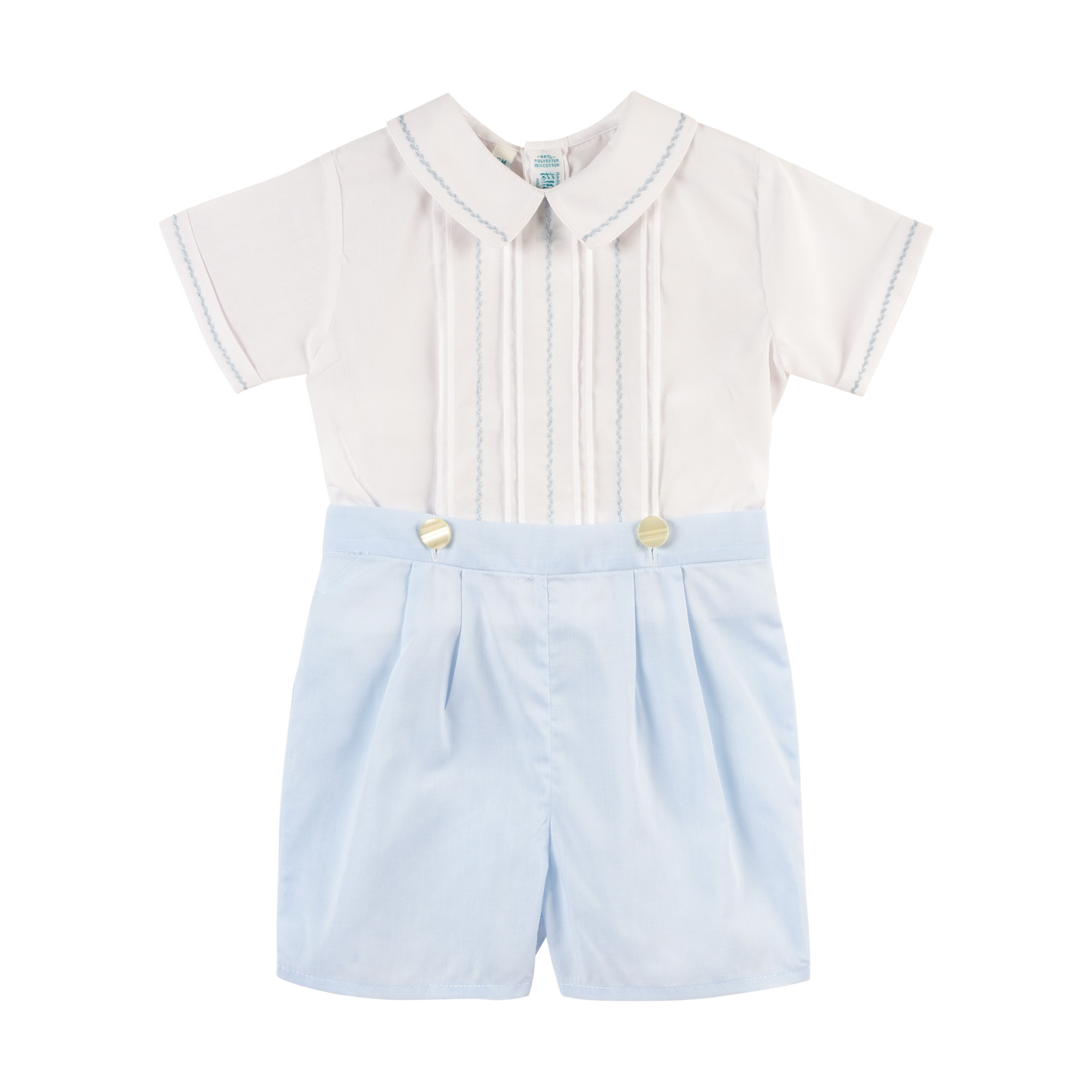Boys Feather Stitched Bobby Suit | Feltman Brothers