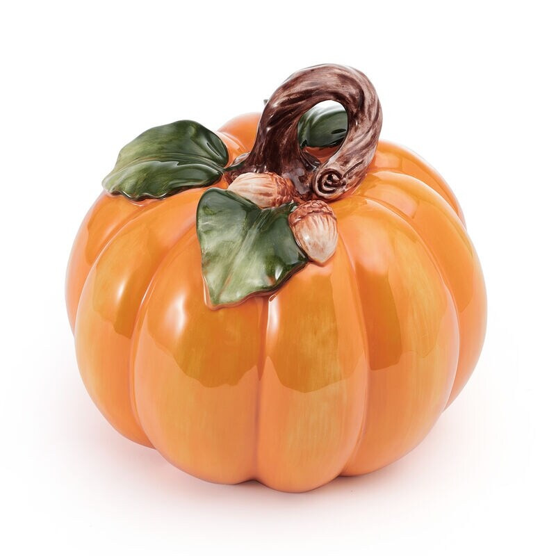Fitz and Floyd Autumn Harvest 8.5In Acorn Pumpkin Figurine | Bed Bath & Beyond