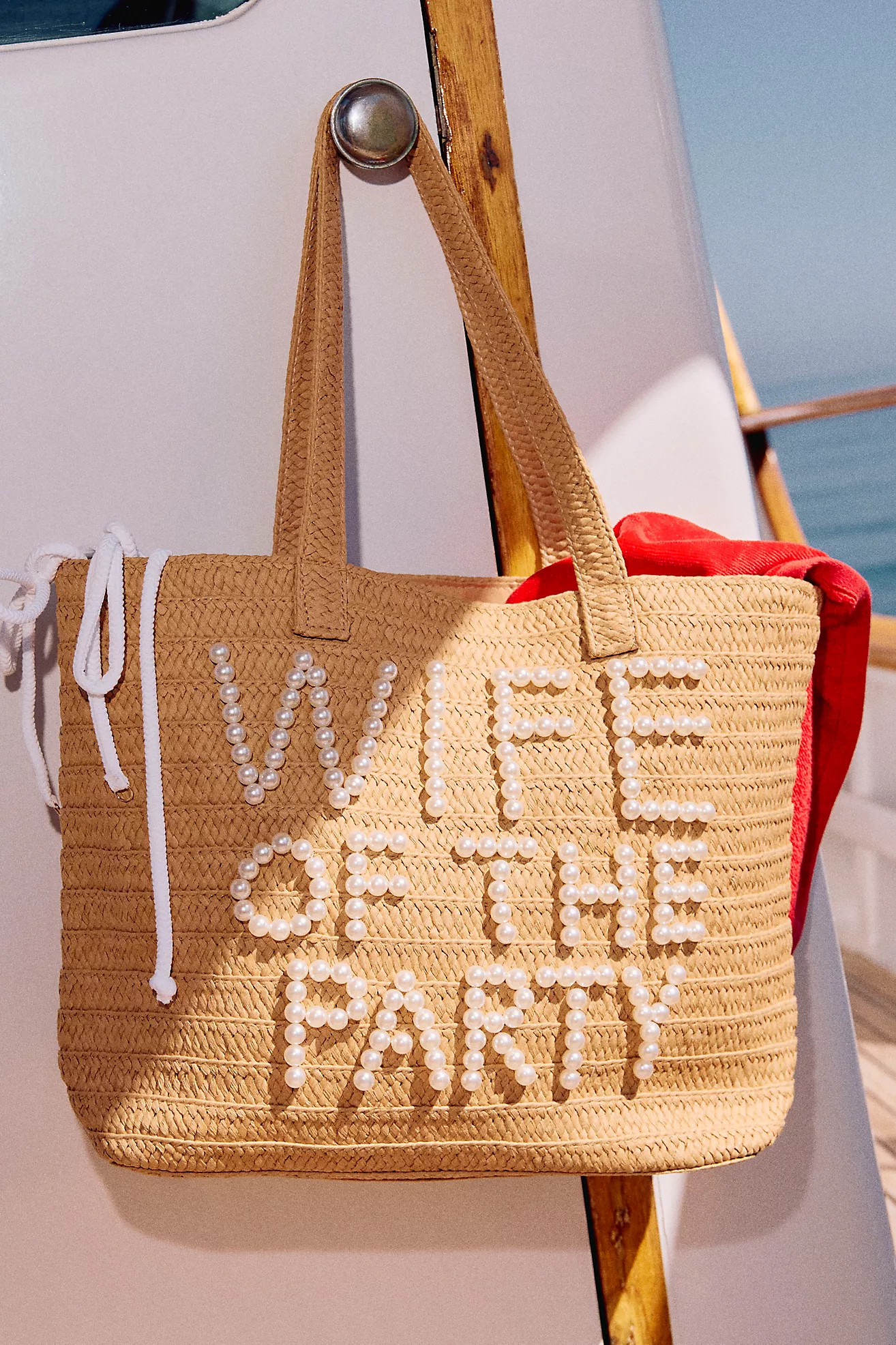 Untamed Petals Wife of the Party Bachelorette Party Tote | Anthropologie (US)