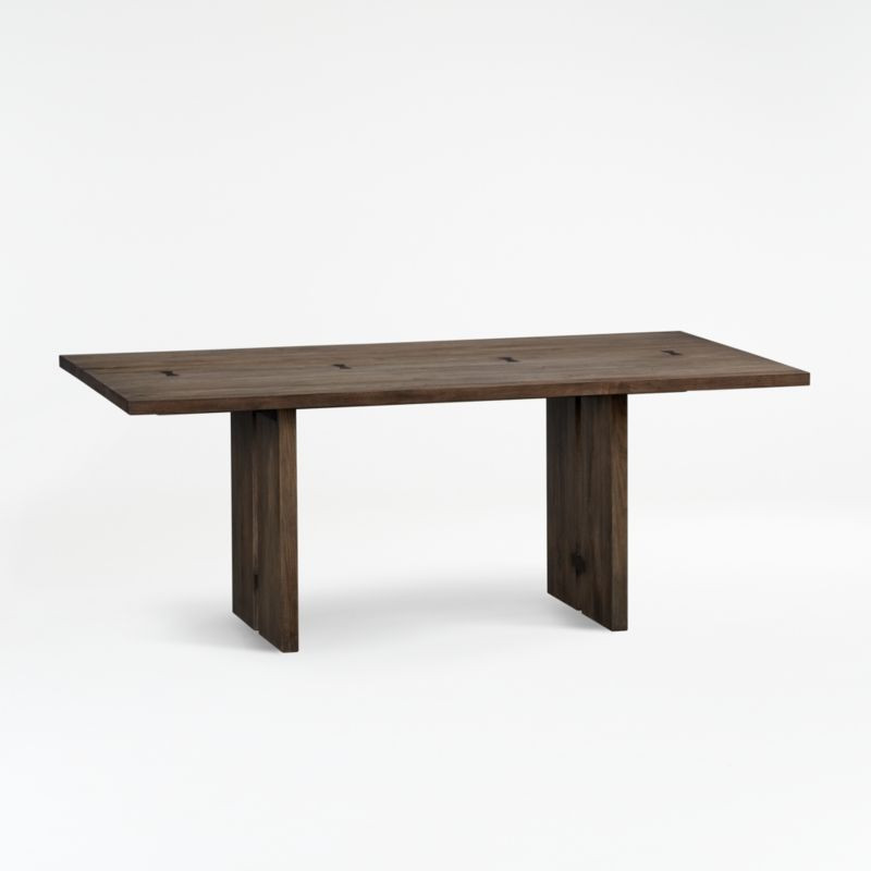 Monarch Shiitake 76" Dining Table + Reviews | Crate & Barrel | Crate & Barrel