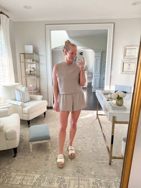 Comfy outfit of the day!! Daytime outfits // casual outfits // athleisure // summer outfits // athleisure // abercrombie outfits // Chloe sandals 

#LTKSeasonal #LTKStyleTip