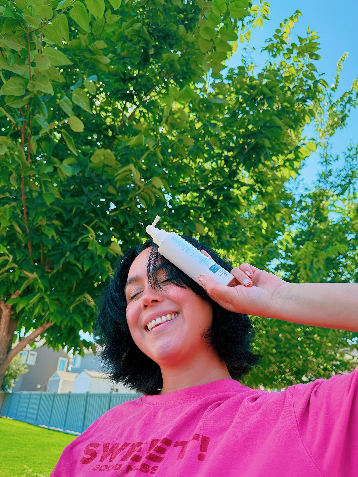 feeling revitalized with @overtonecolor 

I’ve been using the revitalizer daily! It has been an absolutely game changer for my hair. After having a baby I was experiencing the postpartum hair loss very strongly 🥲 but with this I’ve noticed more baby hairs growing! 

Thick & strong new hair growth & strength to my hair in general 💕 Plus it’s vegan & cruelty free 🤭✨ 

#overtonecreator #sponsored #overtone #haircare