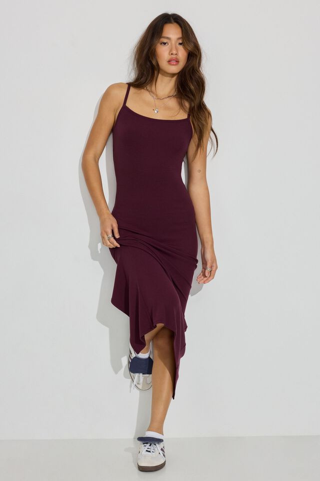 Natalie Low Back Midi Dress | Garage Clothing