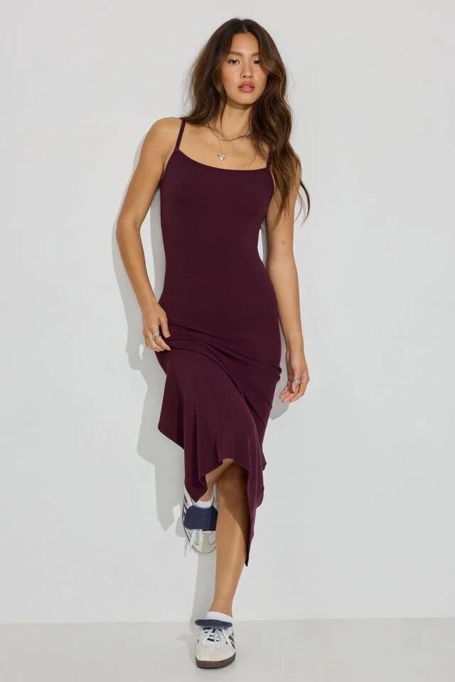 Natalie Low Back Midi Dress | Garage Clothing