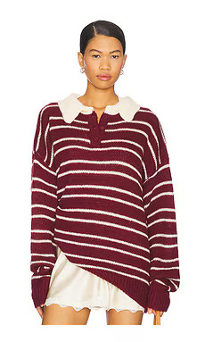 LIONESS Rising Sun Jersey in Crimson from Revolve.com | Revolve Clothing (Global)