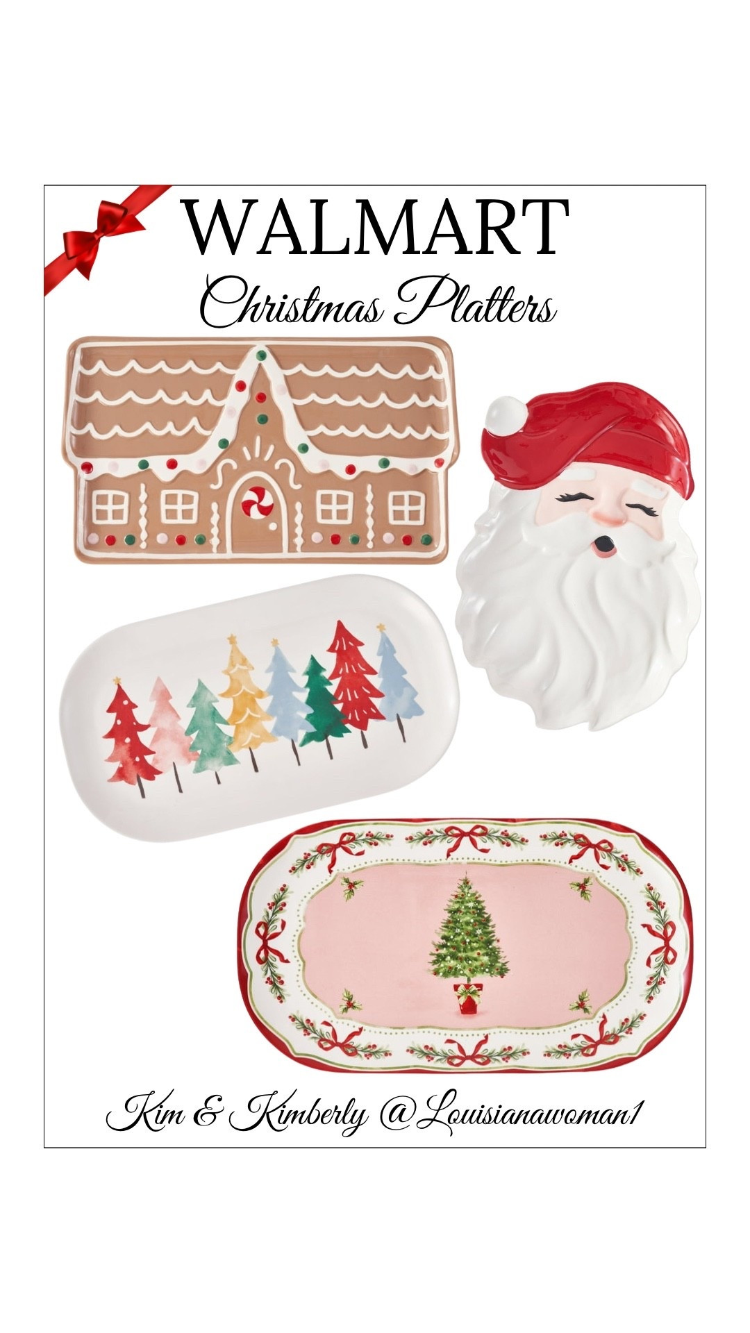 🎅🏼Adorable Christmas Platters! #Christmas #Platters #Tray #Walmart 

#LTKHome #LTKSeasonal #LTKHoliday