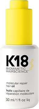 K18 Molecular Repair Hair Oil, Weightless Oil for Stronger, Healthier Hair, Suitable For All Hair... | Amazon (US)