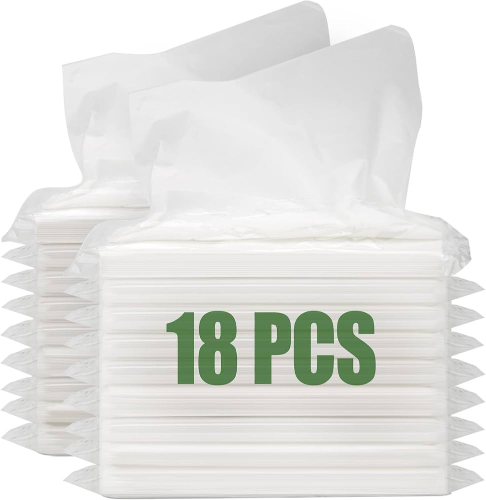 Car Tissue Refill, 18 Packs Car Tissues Auto Visor Tissue Refills for Visor, Napkins Holder Refil... | Amazon (US)