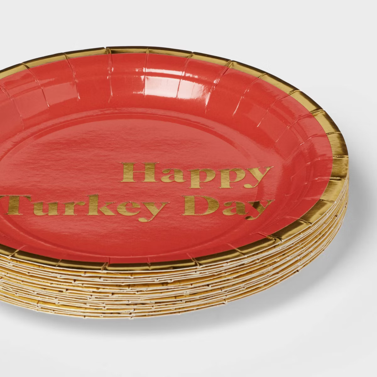 Thanksgiving 20ct Happy Turkey Day Snack Plates - Spritz™ | Target
