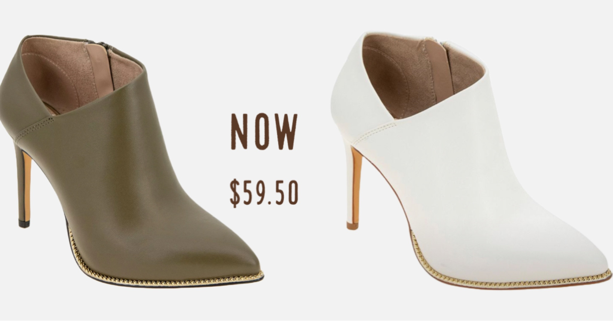 #shoefinds #uniqueheels #style #fashionista #winterheels #olivegreenheels #whiteheels #statementshoe 

#LTKshoecrush #LTKunder50 #LTKSeasonal