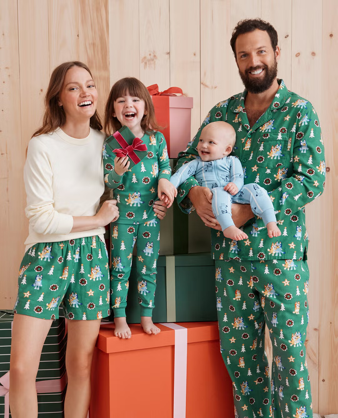 Bluey Holiday Matching Family Pajamas | Hanna Andersson