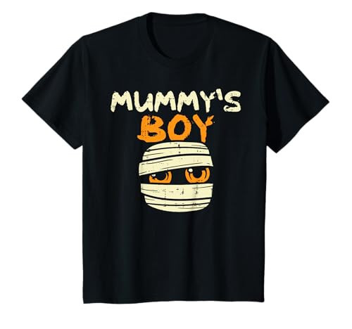 Kids Mummy's Boy Funny Cute Toddler Boys Halloween Kids Baby T-Shirt | Amazon (US)