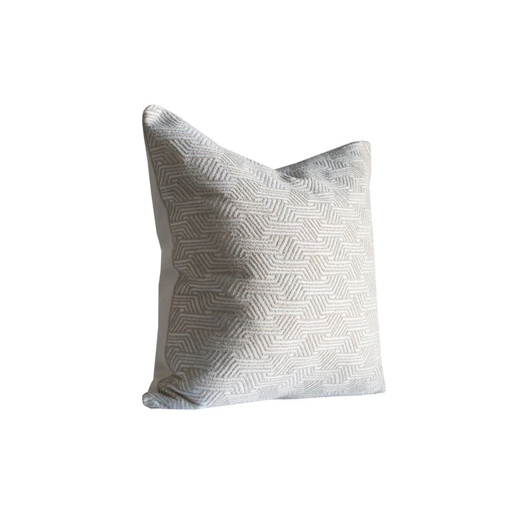 Oyster Geometric Pillow | Tuesday Made