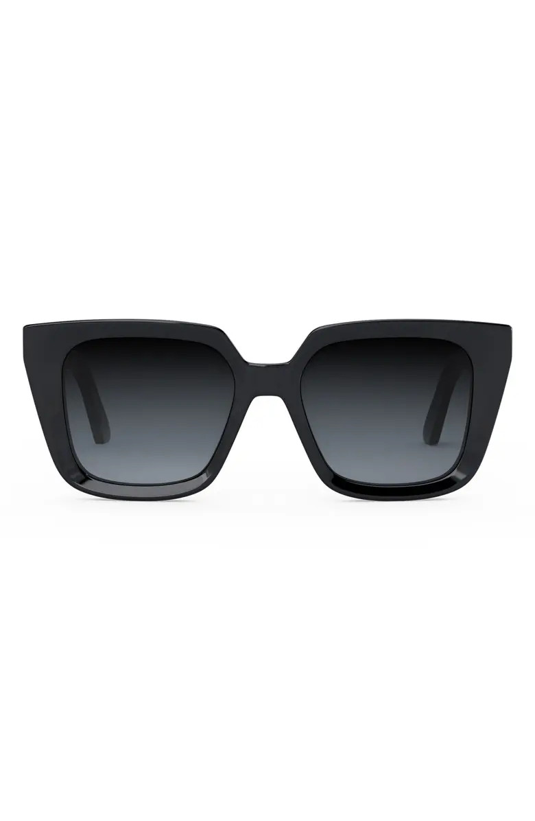 'DiorMidnight S1I 53mm Square Sunglasses | Nordstrom