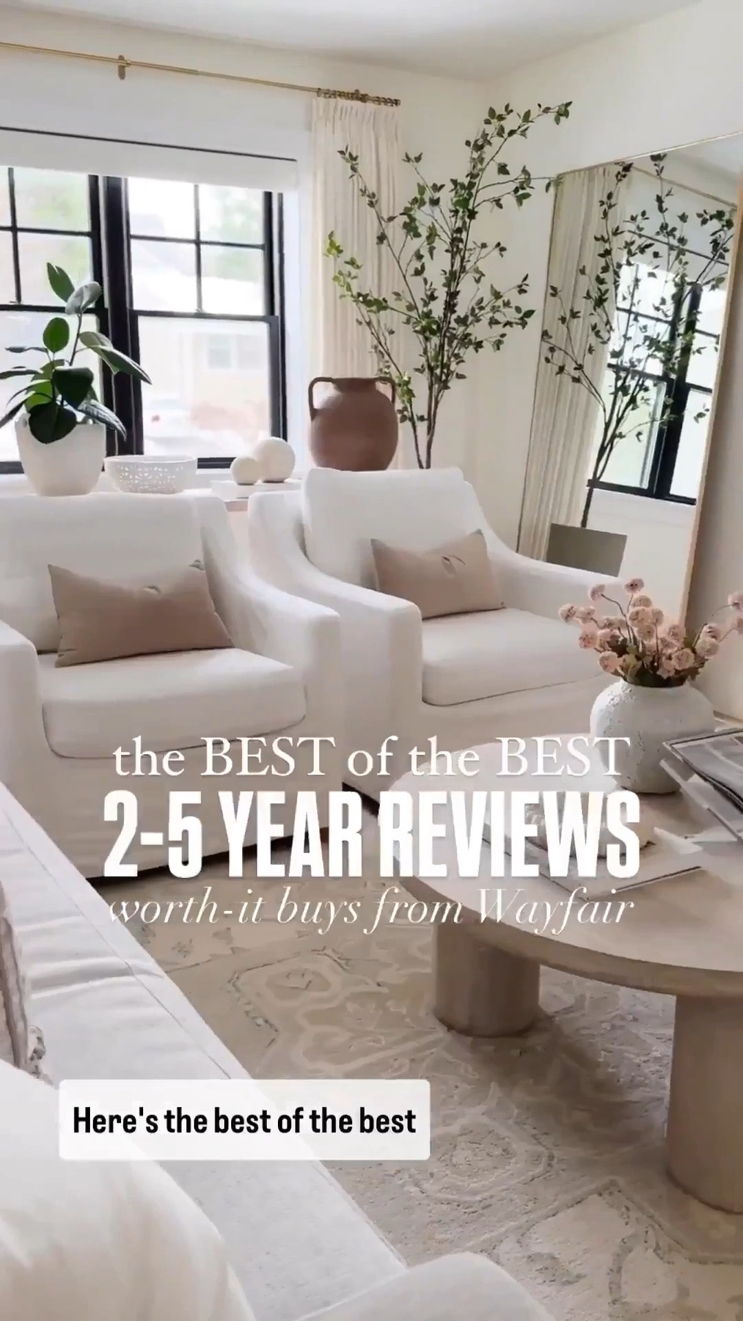 We’ve had our ivory/beige rug for almost 5 years. Soft, durable, the perfect neutral rug. 

Our Tilly bed is my all-time best-seller. It’s Classic, sophisticated, and comes in almost 60 upholstery options. We even bought one for our guest room.

We’ve had this bench for 3 years now. With its cream upholstery and dark brass frame it great for an entryway or end of bed.

My round coffee stable still looks brand new after 2 years and I plan on keeping it for many more.  perfect for coastal or modern spaces 

My  vintage-style vase has been a staple for year. I’m always changing our the stems and moving it around the house.

Our great room rug is the softest, most durable rug and 2. Years later is still Thriving 2 years is still thriving with our busy family of 5. 



#LTKdayinmylife #LTKmomlife #LTKHome