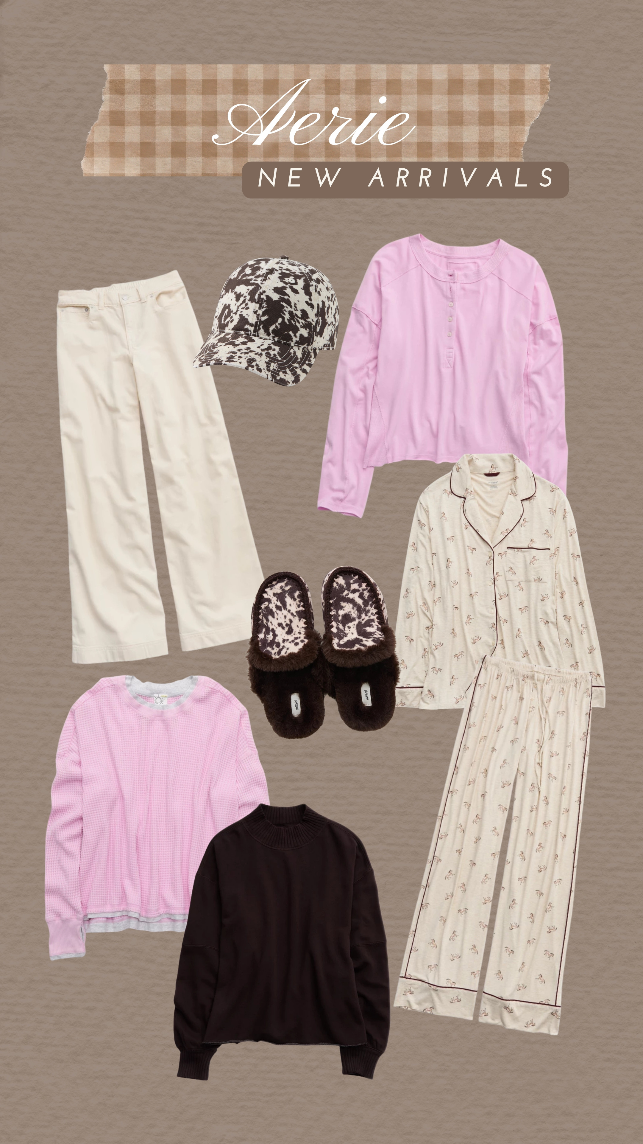 loving the new arrivals at aerie! perfect for fall!
pajamas, slippers, mock neck 

 #LTKgrwm #LTKootd #LTKmomlife