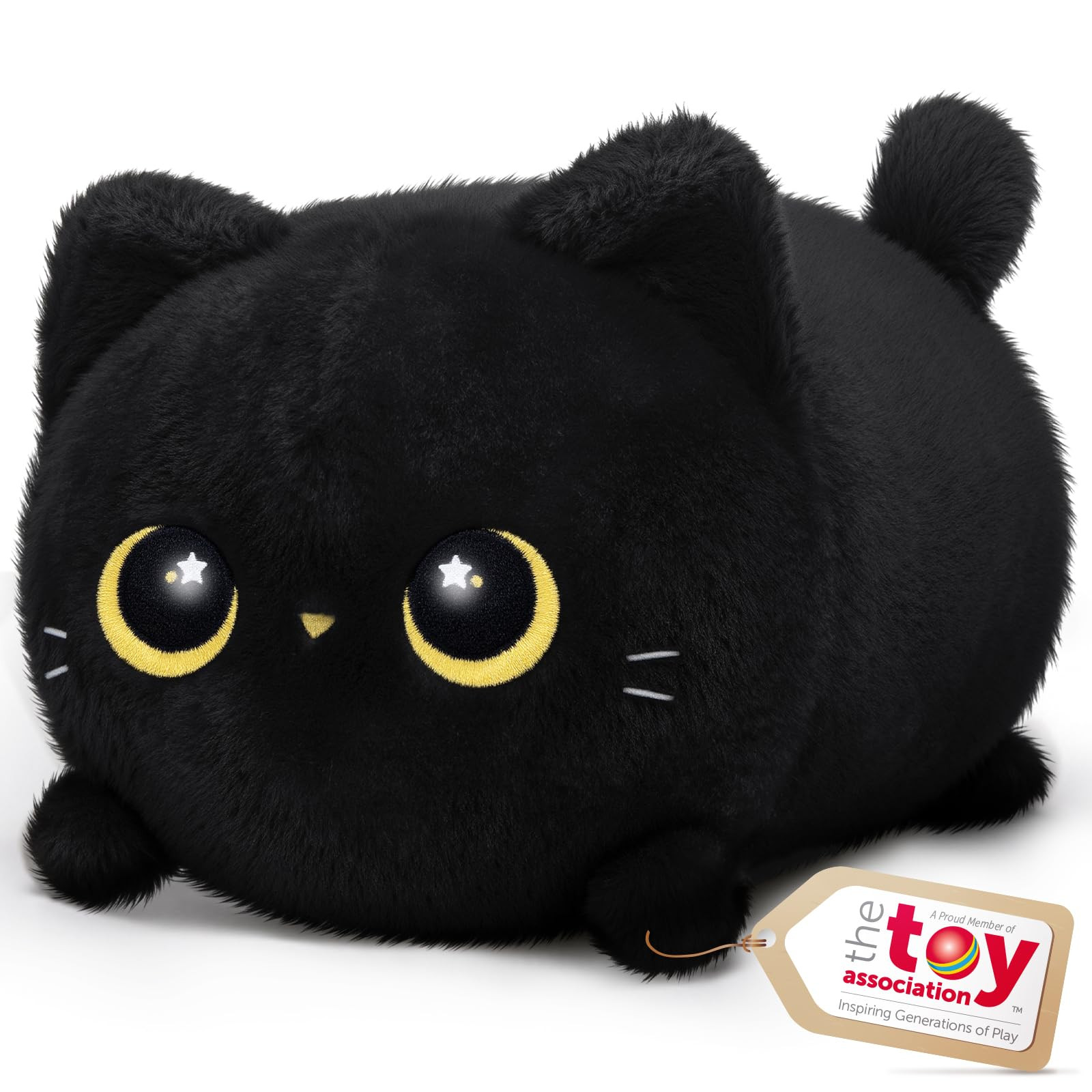 Black Cat Plush, Cute Cat Plushies Toy, Soft Kitten Plushie Cuddle Pillow, Anime Plushie Doll, Cu... | Amazon (CA)