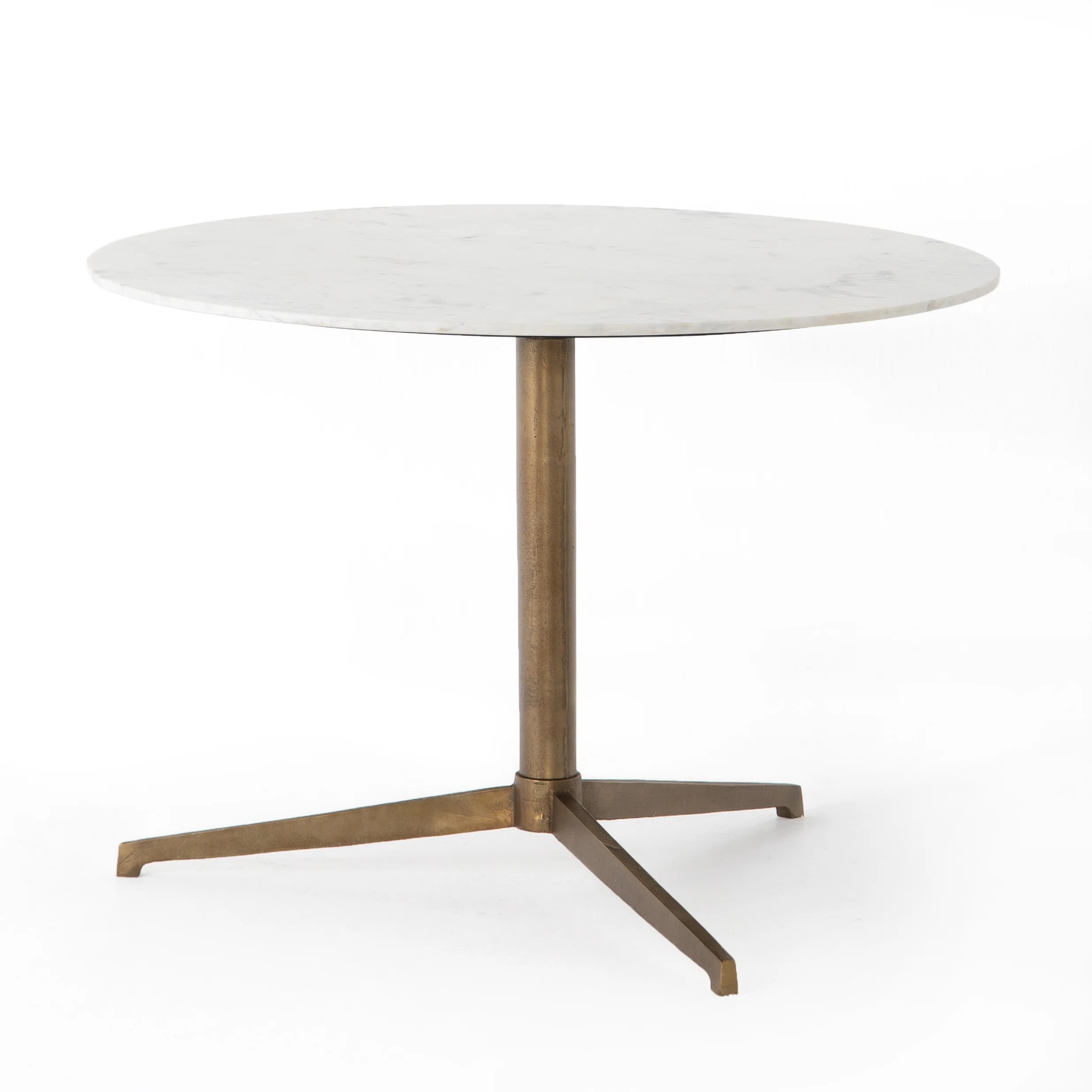 Marlow 42" Genuine Marble Pedestal Dining Table | Perigold