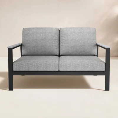 Townsend 55" Wide Outdoor Loveseat with Sunbrella® Cushions | Wayfair North America