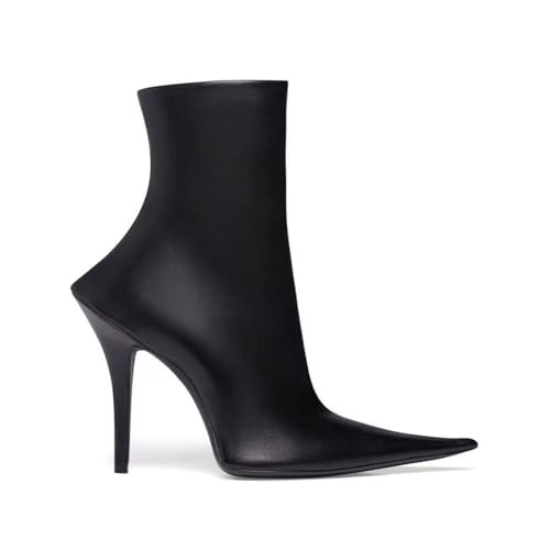 THWSXHFF High Heels Women's Knee High Boots Pointed Toe Stiletto Zipper Pumps Fashion Party Dress Shoes9.5CM,B,40 | Amazon (US)