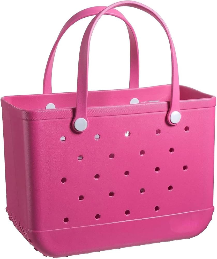 Oversized Waterproof Washable Durable Beach Bag Travel Handbag,Rubber Sandproof Outdoor Sports Porta | Amazon (US)
