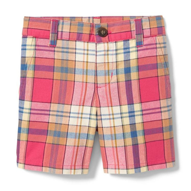 Plaid Poplin Short | Janie and Jack