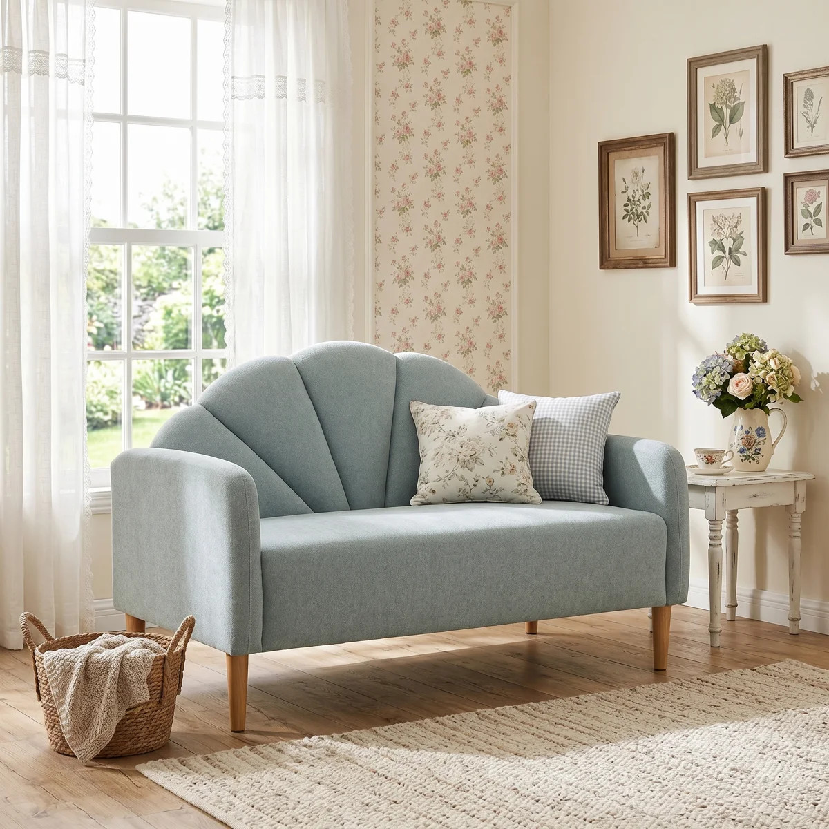 Billijo Solid and Manufactured Wood Standard Loveseat | Wayfair North America