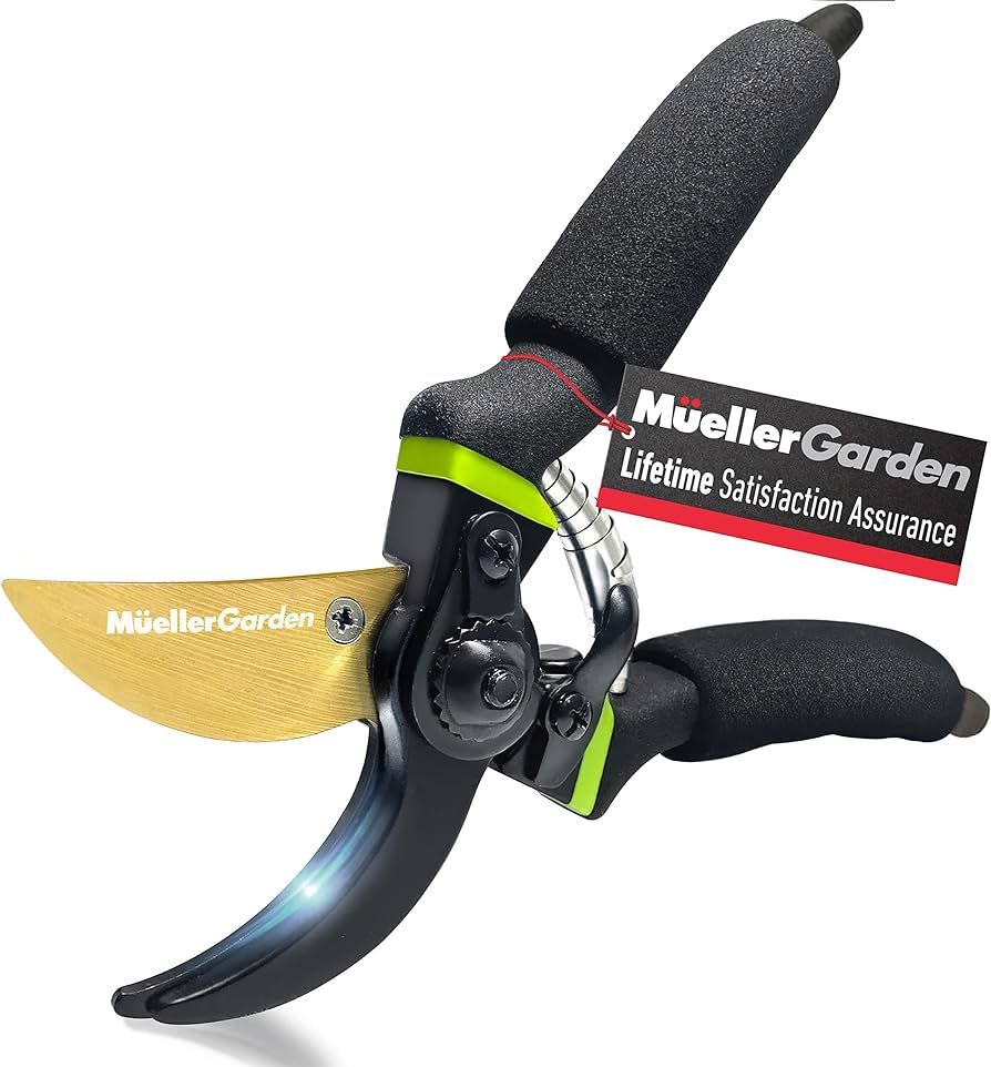 Soft Grip Garden Pruning Shears, Heavy Duty Pro Series Garden Clippers, Bypass Pruners, Durable H... | Amazon (US)