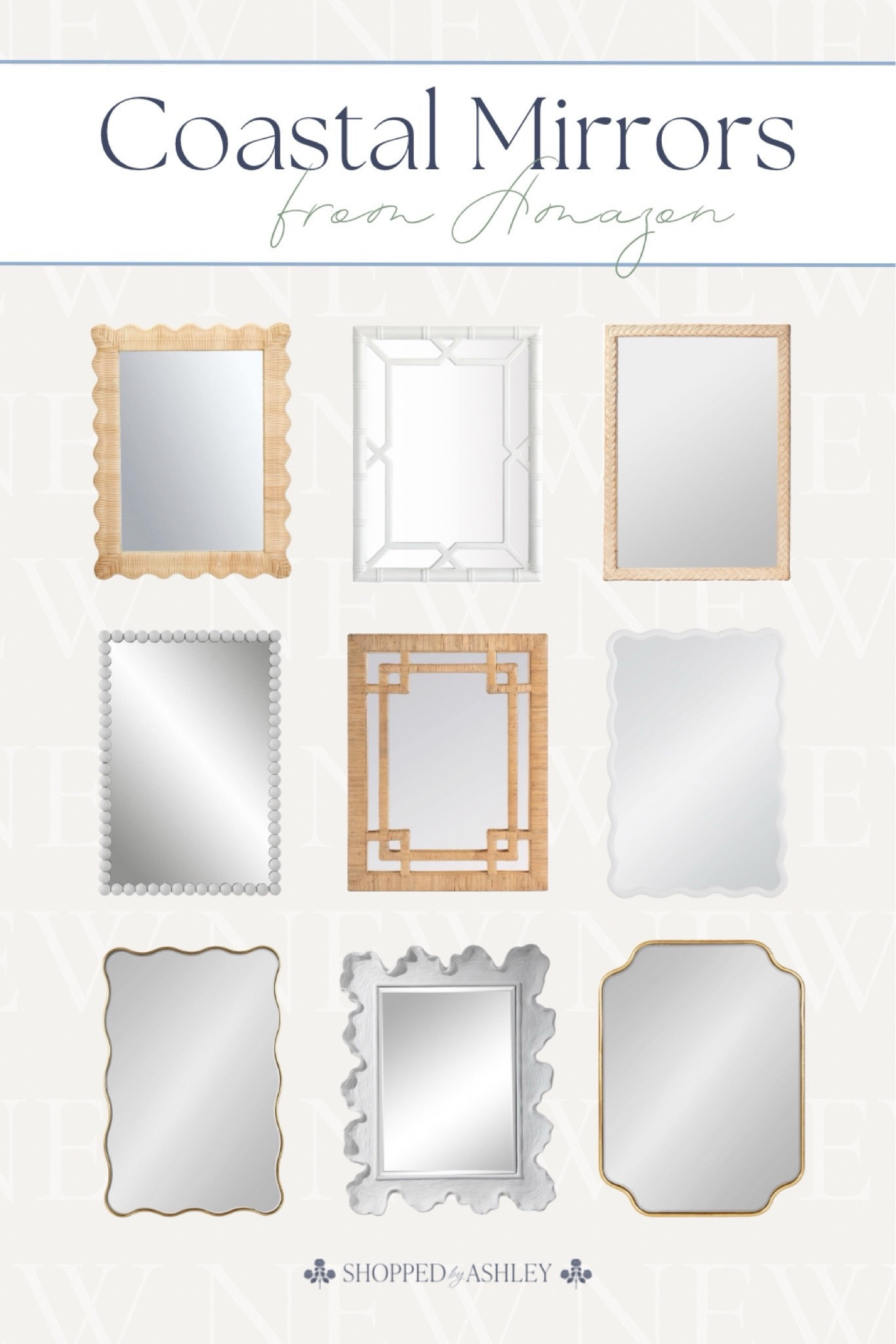 Coastal mirrors from Amazon! 

Amazon home, Amazon finds, Amazon decor, found it on Amazon, Amazon mirror, white mirror, rattan mirror, woven mirror, scallop mirror, coastal mirror, gold mirror, bathroom mirror, rectangular mirror

#LTKStyleTip #LTKHome