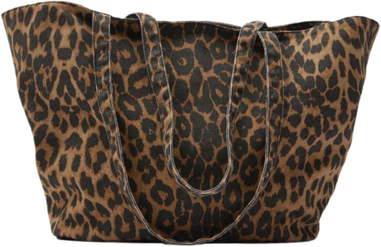Leopard Print Tote Bags For Women Large-capacity Bag Single-shoulder Sag For Women Large Leopard ... | Amazon (US)