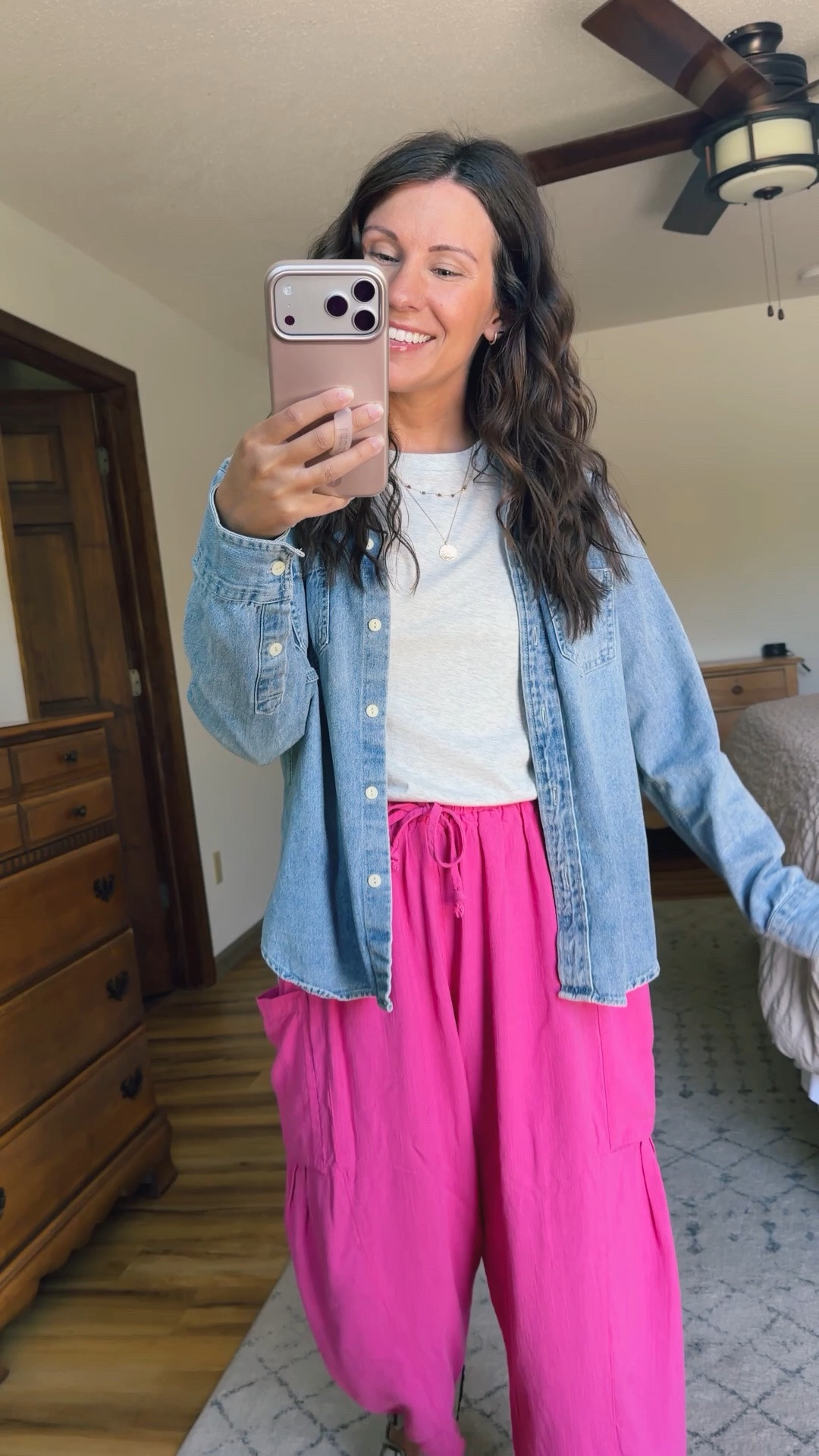 Small in my tee (100% cotton!) and xs in my linen blend pants. My Birkenstock sandals are size 36. My denim shirt is older, so I linked similar💗

#LTKootd #LTKgrwm #LTKPetite