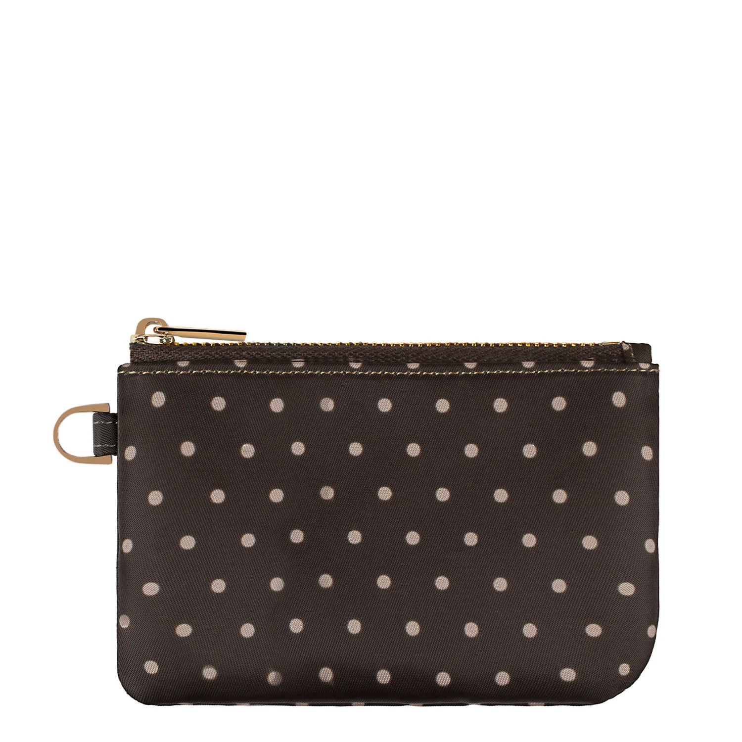 Cocoa Dot Zipper Pouch | Walli Cases