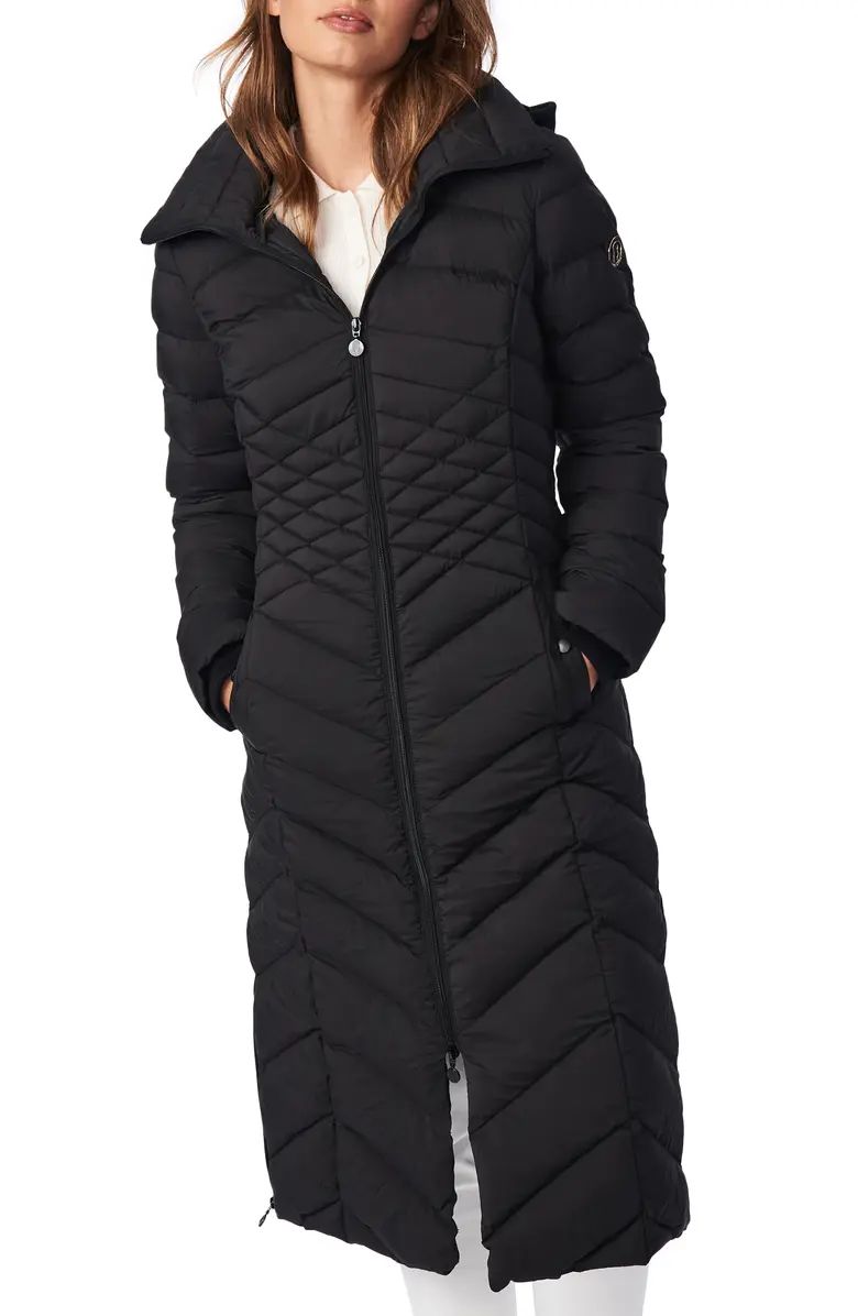 Ecoplume™ Hooded Long Puffer Coat | Nordstrom