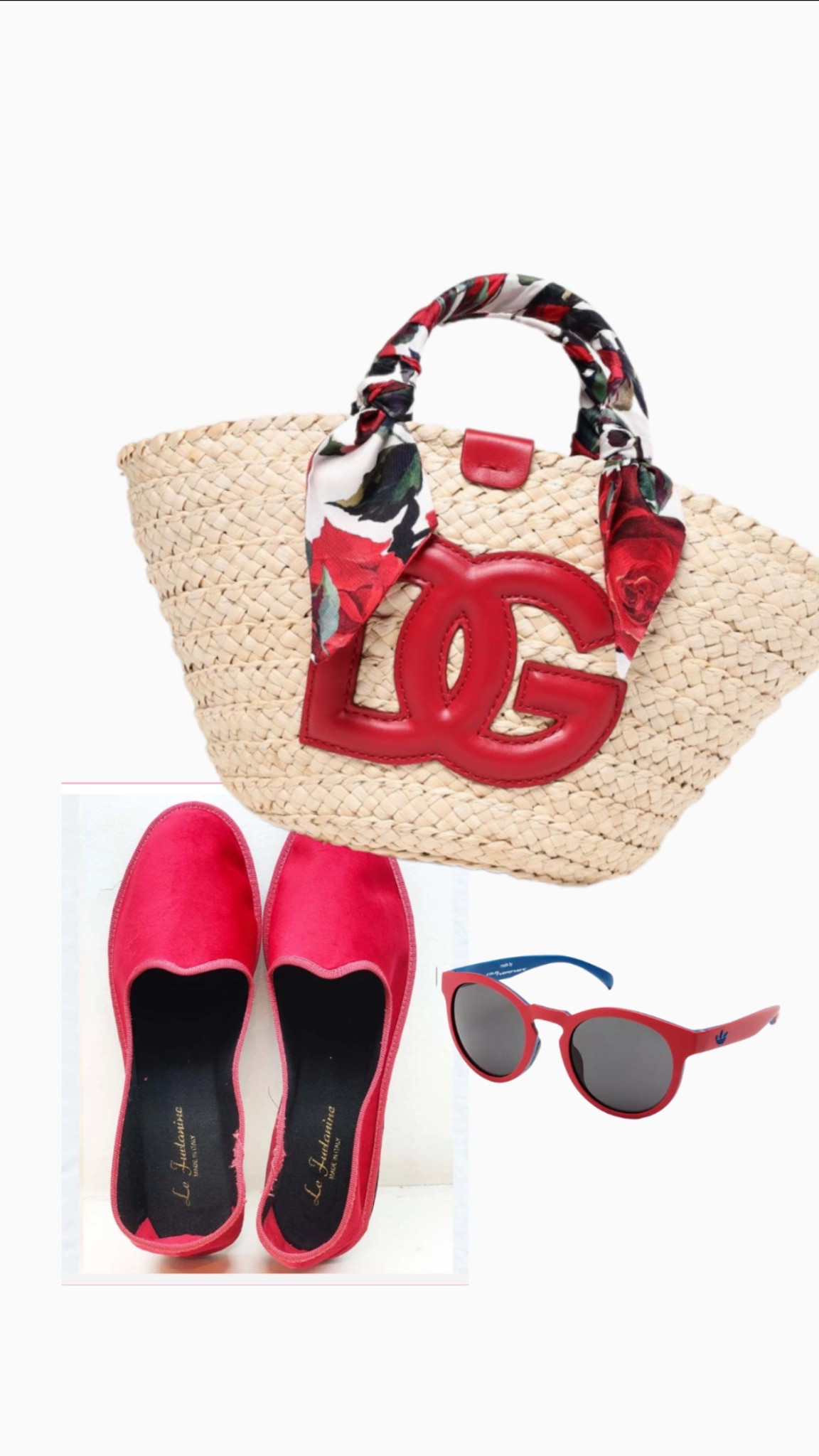 Spring into style with bold red accents! 🔥✨ 

Elevate your look with a chic DnG basket bag and striking red sunglasses. Oh and did I mention Red LeFriulane Scarpe !! Perfect for those sunny days ahead! 🌼

🌞 #FashionInspo #SpringStyle #DnG #red #accessories  #RedHot #TrendyLooks #FlatLayFashion”

#LTKstyletip #LTKover50style #LTKshoes