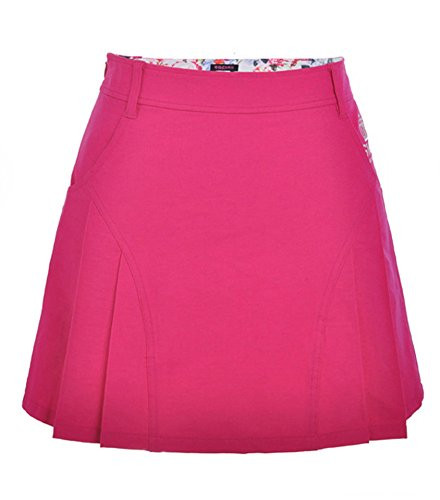 SVG Women's A-line Pleated Golf Skirt Stretch Hot Pink Casual Skirt M | Amazon (US)