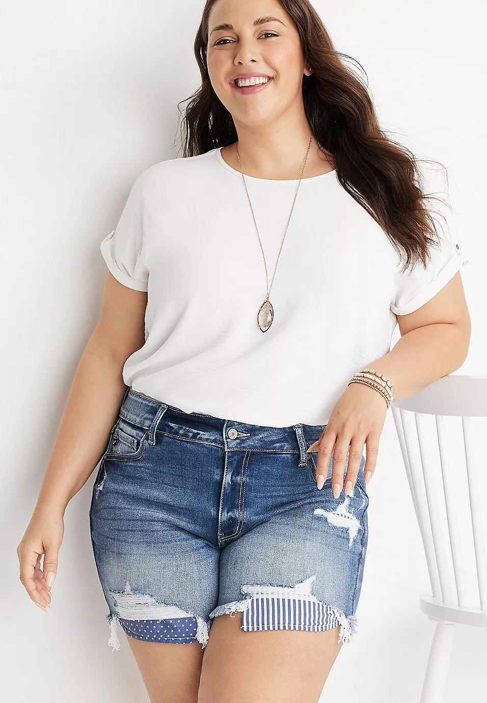 Kancan shorts sales plus size