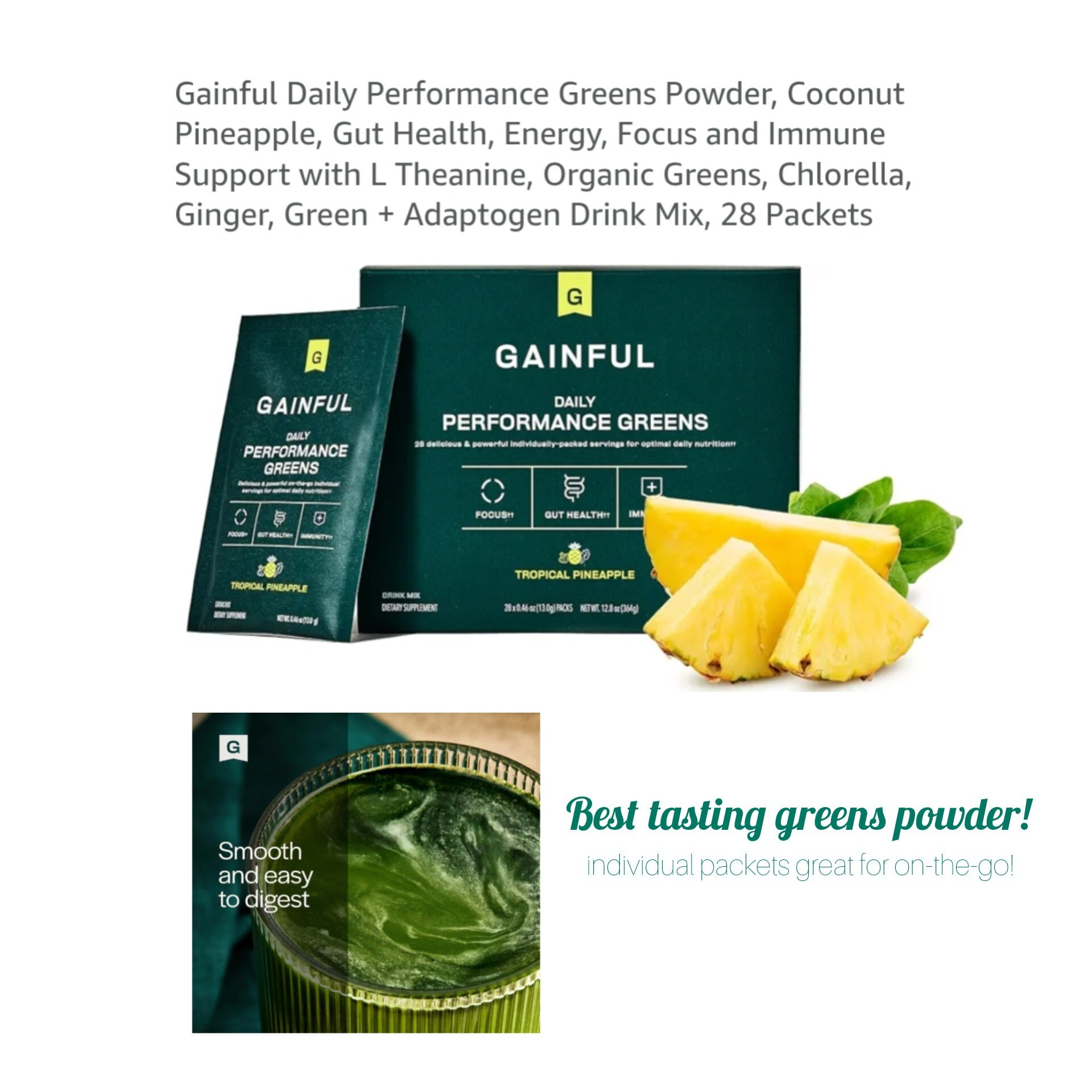 My go-to travel greens 🌱 Comes in 2 flavors that actually taste GOOD! 💚 #greens 

#LTKBeauty #LTKTravel