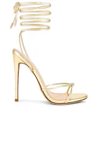 FEMME LA Athens Sandal in Golden from Revolve.com | Revolve Clothing (Global)