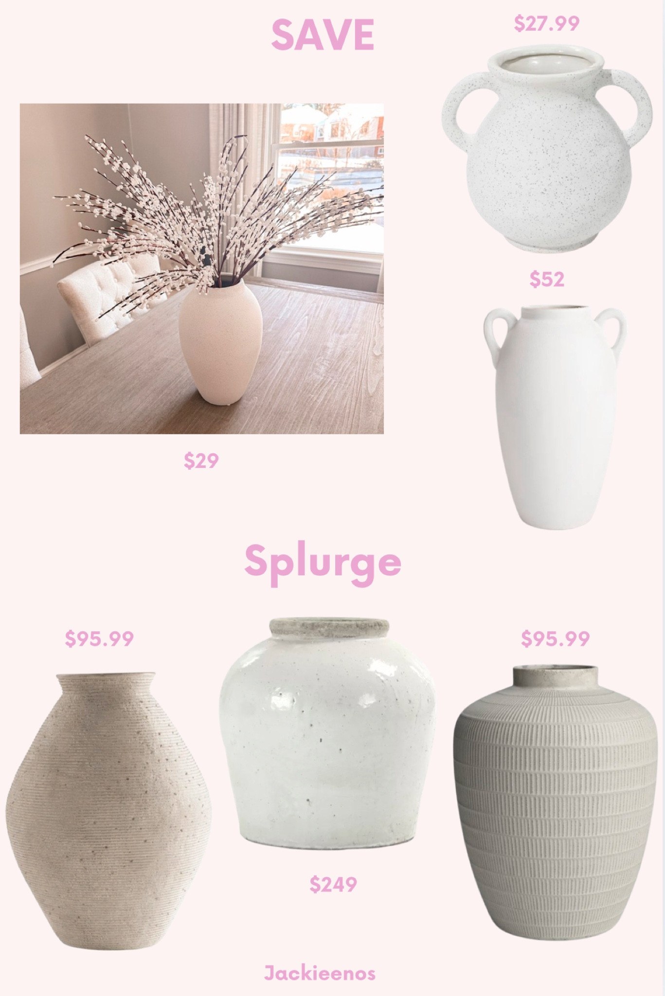 Ceramic vases save vs splurge 

#LTKSaleAlert #LTKStyleTip #LTKHome