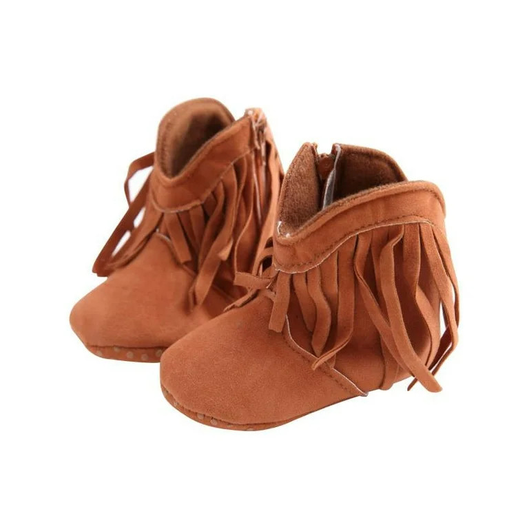 BabulaBabula Baby Toddler Boy Girl Fringe Tassel Boots Soft Soled Winter Shoes 0-18mUSD$10.99$21.... | Walmart (US)
