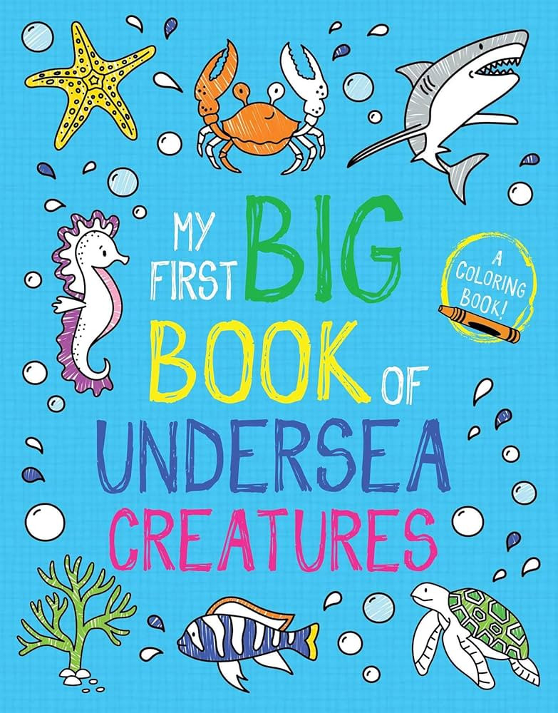 My First Big Book of Undersea Creatures (My First Big Book of Coloring) | Amazon (US)