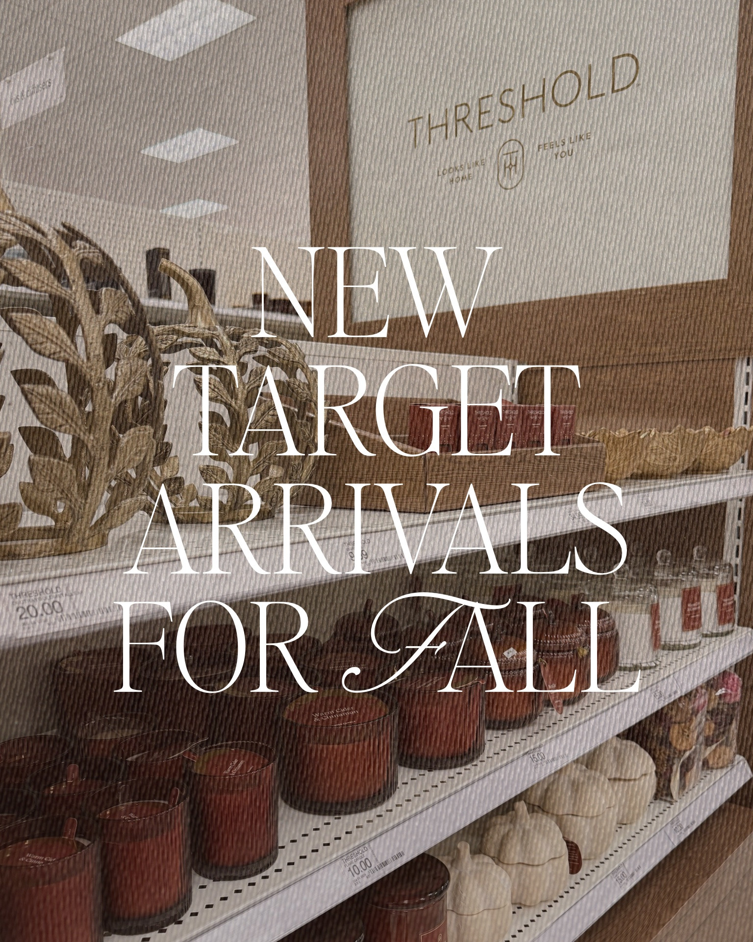 Fall home arrivals at Target 🍂🤎
Target has so many cute new fall home decor pieces right now! From pumpkin candles to cozy throws and pillows -  These were some of my fav in store finds 🍁 

#target #targethome #targetstyle #targetdoesitagain #fallhomedecor