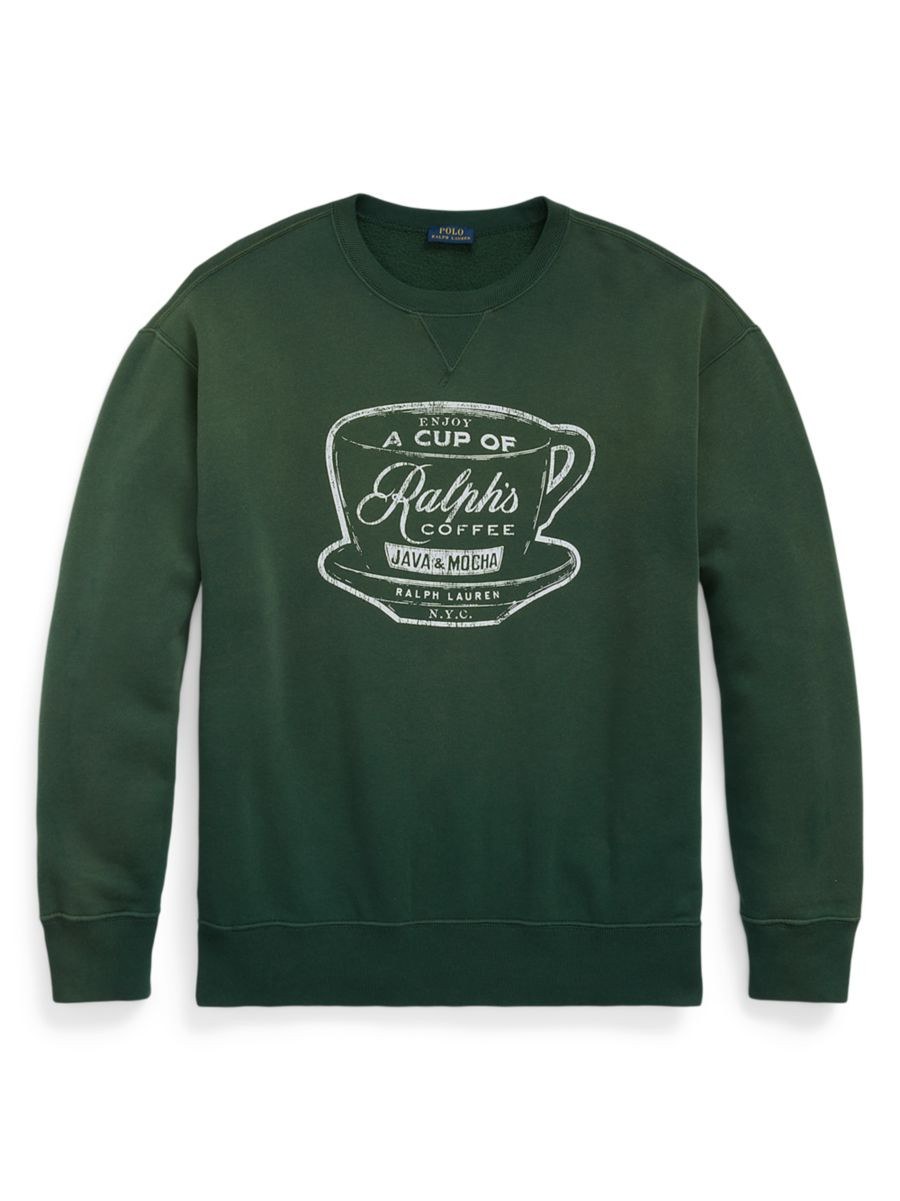 Ralph's Coffee Crewneck Fleece Sweater | Saks Fifth Avenue