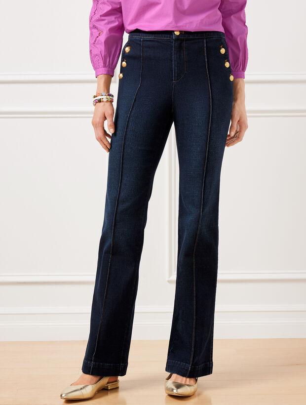 Sailor Flare Leg Jeans - Lillia Wash | Talbots