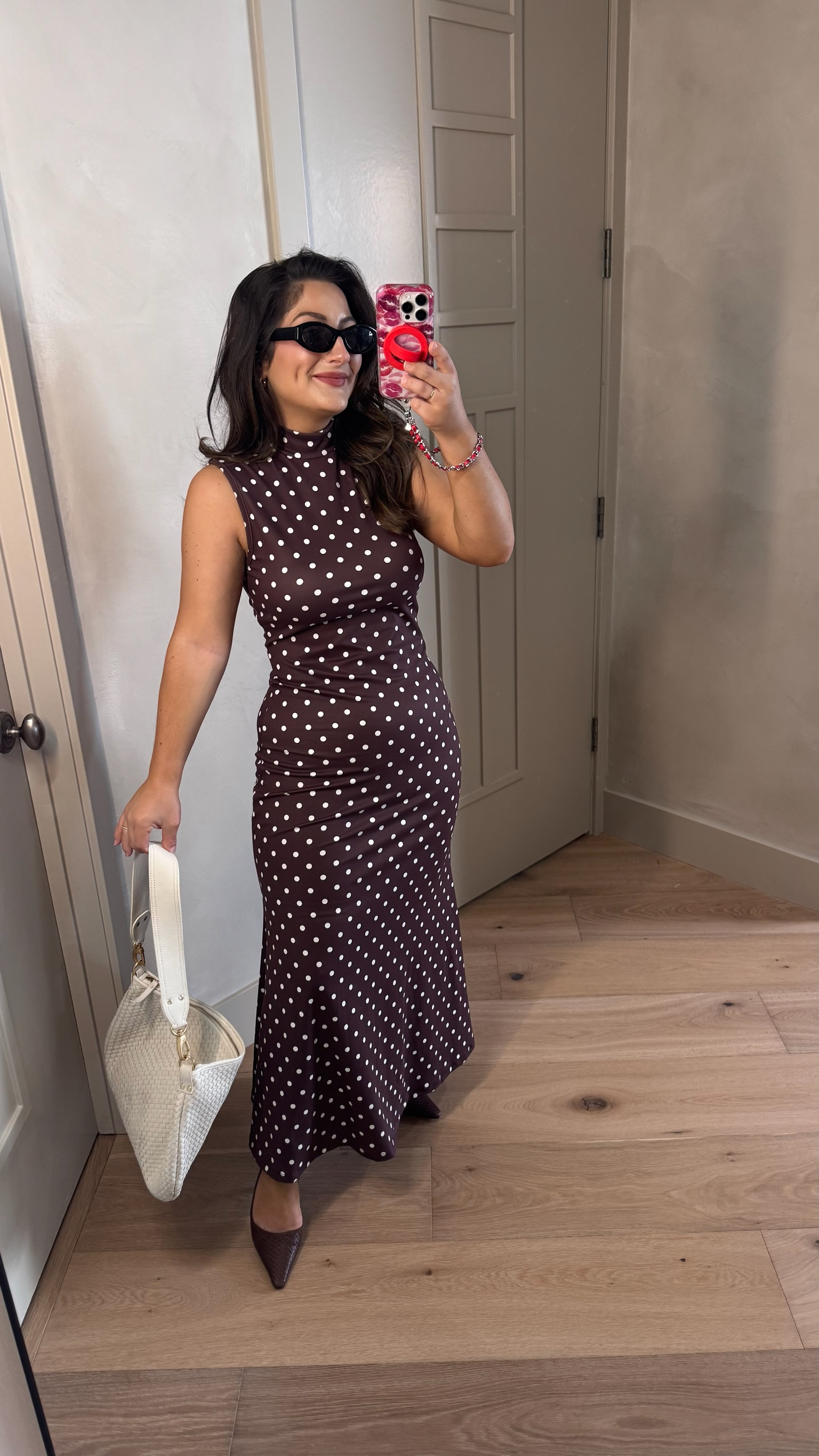 Chic polka dot dress! 
Size small 

5'0" 140lbs

Petite friendly!

#LTKootd #LTKPetite #LTKTravel