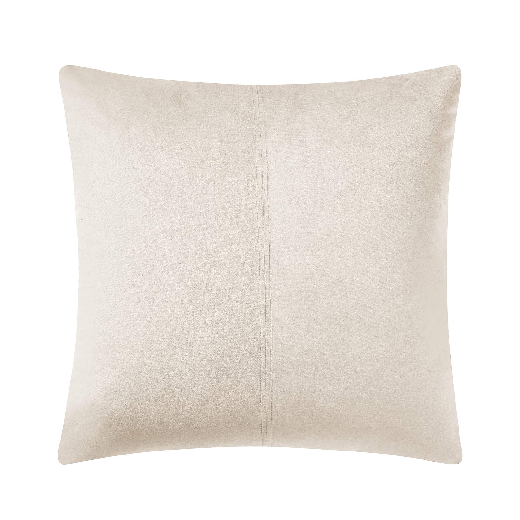 My Texas House Valentina 22" x 22" Coconut Milk Velvet Decorative Pillow Cover - Walmart.com | Walmart (US)